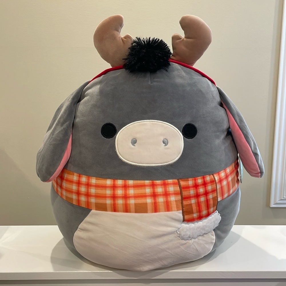 NWT 16” Jason the Donkey Christmas Squishmallow